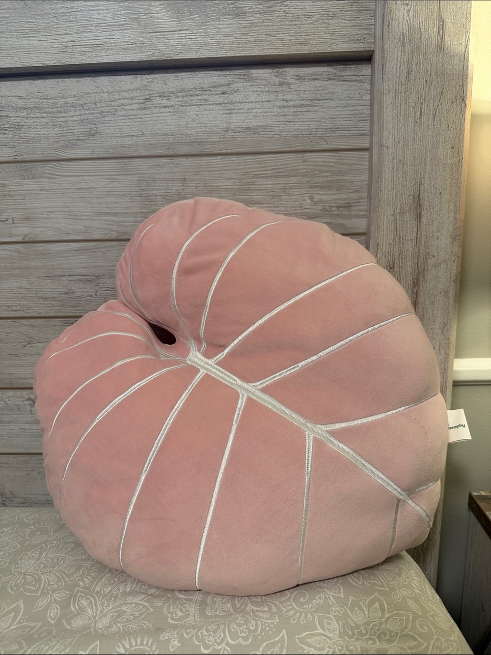 Green Philosophy Philodendron Pillow
